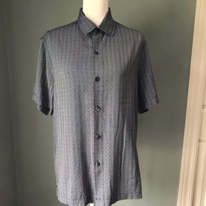 Mens Tommy Bahama 100% Silk Button down Shirt